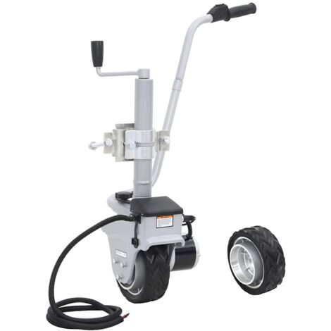 Vidaxl – Roue motrice pour remorque en aluminium 12V 350W – Charge max 2270 kg – Moteur puissant pour espaces confinés – Frein automatique