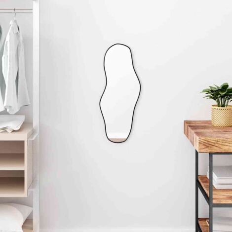 Miroir mural Noir 60x25 cm vidaXL