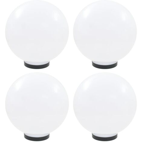Lampes à LED sous forme de boule 4 pcs Sphérique 30 cm PMMA  vidaXL