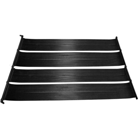 Vidaxl – Chauffage solaire de piscine – Lot de 2 panneaux 620 x 75 cm – Compatible avec pompes 0,25 ch – Augmente température jusqu'à 10°C