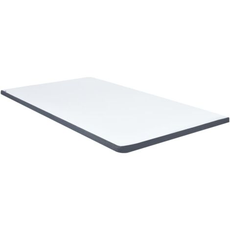 Surmatelas de sommier tapissier 200x120x5 cm mi-doux vidaXL