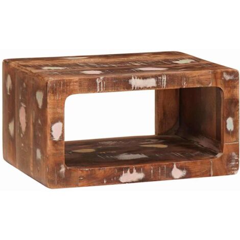 Tables de chevet 45 x 30 x 24 cm bois de récupération massif vidaXL (1/5)