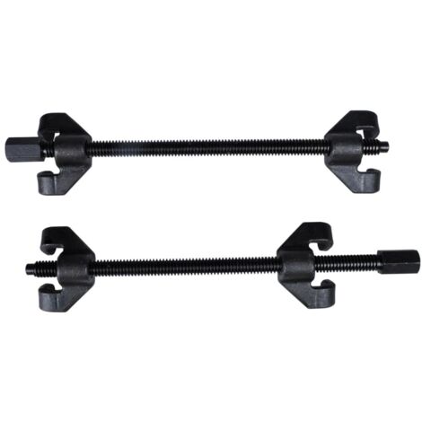 Vidaxl – Pince de compresseur à ressort 90-370 mm – Acier au carbone – Pour espaces confinés – Outil du mécanicien professionnel