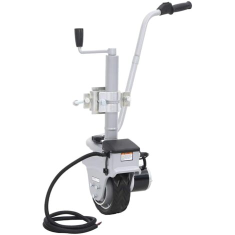 Vidaxl – Unité motorisée à roue jockey 12V 350W – Charge max 2270kg – Moteur puissant pour remorques – Frein automatique et vitesses avant/arrière