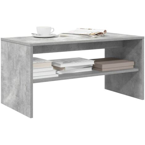 Meuble TV Gris cement 80 x 40 x 40 cm Aggloméré vidaXL (1/5)