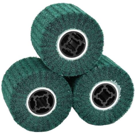 Rouleaux de ponçage 3 pcs Vert 12 x 12 x 10 cm vidaXL
