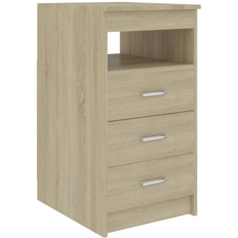 Armoire à tiroirs Chêne sonoma 40x50x76 cm Bois d'ingénierie vidaXL