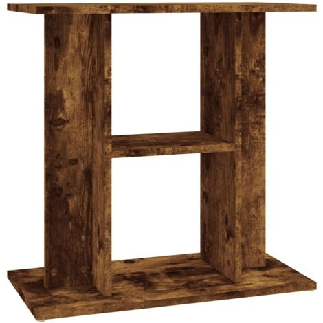 Vidaxl – Support pour aquarium chêne fumé 60x30x60 cm – Bois d'ingénierie – Design élégant pour décoration intérieure – Assemblage requis