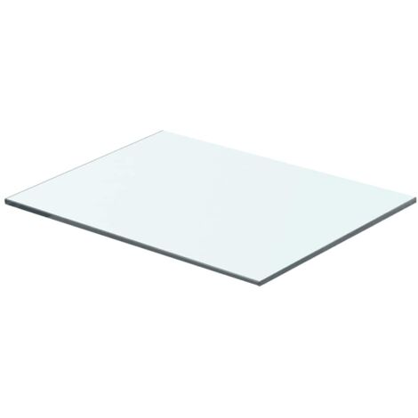 Panneau pour étagère Verre transparent 40 x 25 cm vidaXL