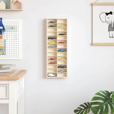 Étui d'affichage Marron 21 x 4,5 x 59 cm Bois d'ingénierie vidaXL