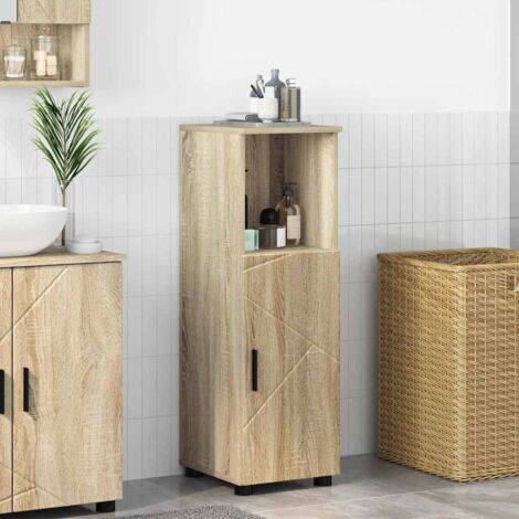 Cabinet de salle de bain Chêne sonoma 30 x 35 x 95 cm vidaXL (1/5)