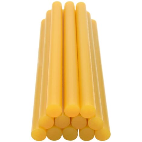 Vidaxl – Lot de 12 bâtonnets de colle jaune pour pistolet d'élimination bosses – Résistance élevée et élasticité – Réparation carrosserie auto