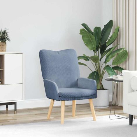 Fauteuil relaxant Bleu 63 x 67 x 94 cm tissu vidaXL (1/5)