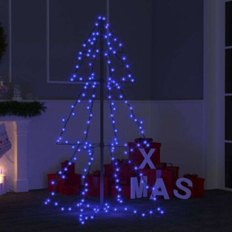 Arbre de Noël cône 160 LED d'intérieur/d'extérieur 78x120 cm vidaXL (1/5)