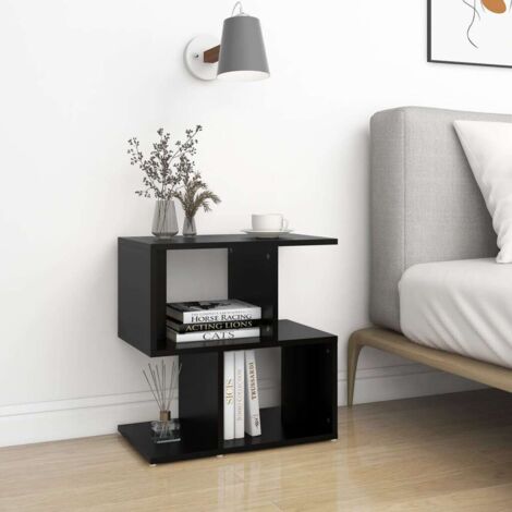 Tables de chevet 2 pcs noir 50x30x51,5 cm bois d'ingénierie vidaXL