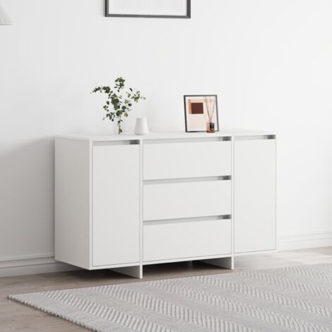 Buffet avec tiroir Blanc 120 x 41 x 75 cm Bois d'ingénierie vidaXL
