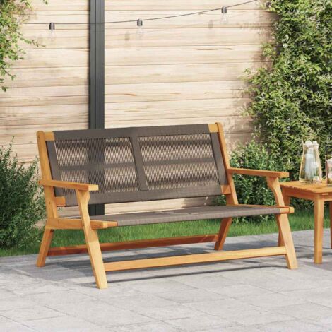 Mobilier de jardin Gris 78 x 122 x 73cm Bois d'acacia massif vidaXL