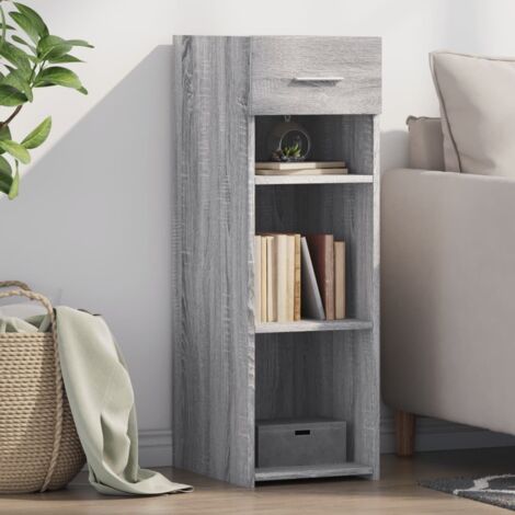 Buffet sonoma gris 30x42,5x93 cm bois d'ingénierie vidaXL (1/5)