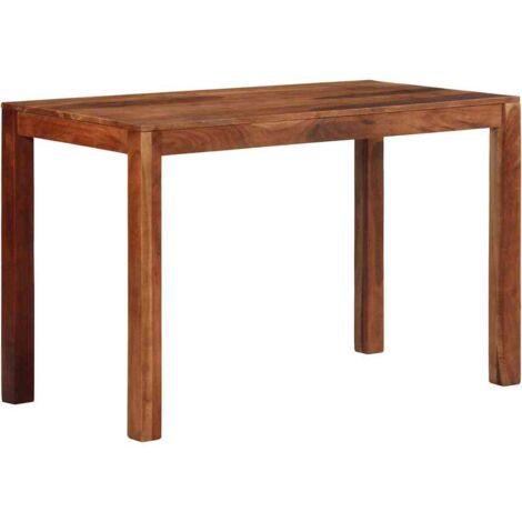 vidaXL Table à manger 120x60x76 cm bois d'acacia massif (1/5)
