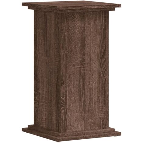 vidaXL Plant Stand Brown Oak 33x33x60 cm Engineered Wood