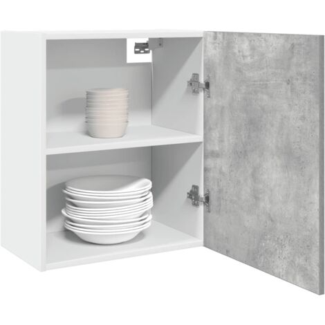 Armoire suspendue Gris béton 50x31x60 cm Aggloméré vidaXL