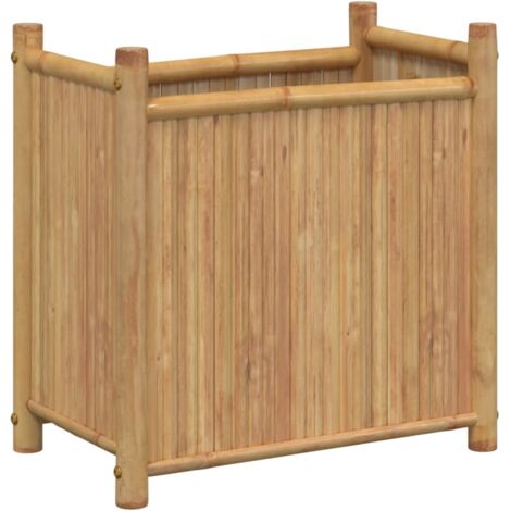 Jardinière 50x30x50 cm bambou vidaXL
