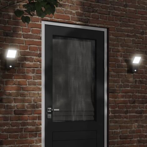 Applique murale LED d'extérieur avec capteurs noir vidaXL (1/5)