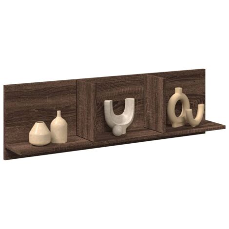 Armoire murale 100x16,5x30 cm chêne marron bois d'ingénierie vidaXL (1/5)