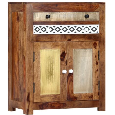 Armoire latérale 60x30x75 cm Bois massif vidaXL (1/5)