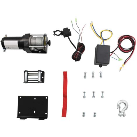 12 V Treuil électrique 1360 KG avec fil et plaque de montage vidaXL