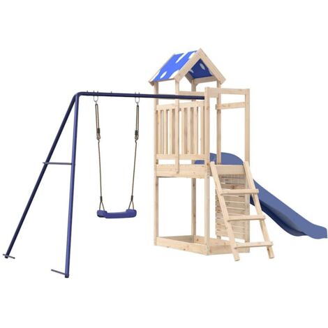 vidaXL Aire de jeux d'extérieur bois de pin massif (1/5)