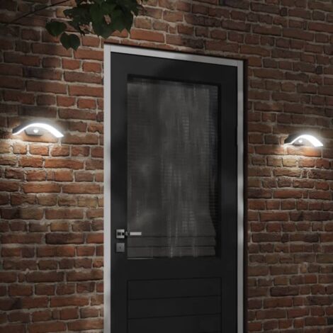 Applique murale LED d'extérieur avec capteurs noir vidaXL (1/5)