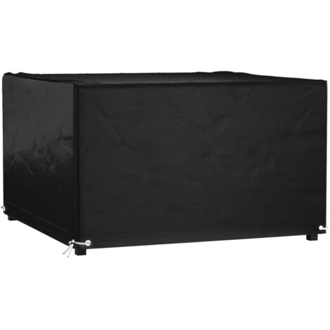 Housse de salon de jardin 8 œillets 132x132x80 cm carré vidaXL