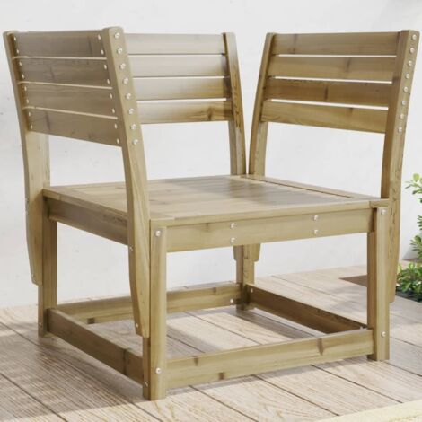 Chaise de jardin bois de pin imprégné vidaXL (1/5)