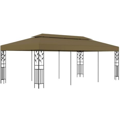 vidaXL Gazebo 6x3 m Taupe 180 g/m² (1/5)