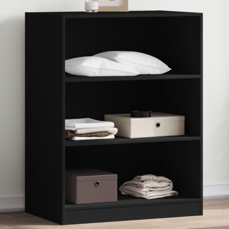 Garde-robe noir 77x48x102 cm bois d'ingénierie vidaXL