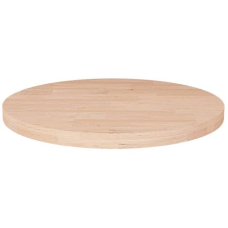 Dessus de table rond Ø40x2,5 cm Bois de chêne massif non traité vidaXL
