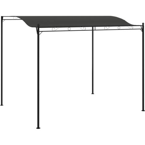 Vidaxl – Auvent de parasol 3 x 2,4 m – Tissu polyester résistant – Structure en acier robuste – Protection solaire pour événements extérieurs (1/7)