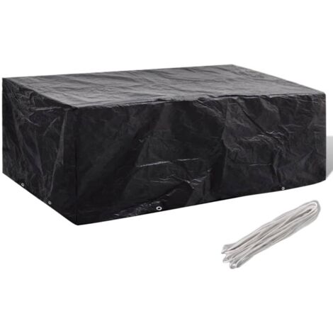 vidaXL Housse de salon de jardin 8 œillets 200 x 160 x 70 cm