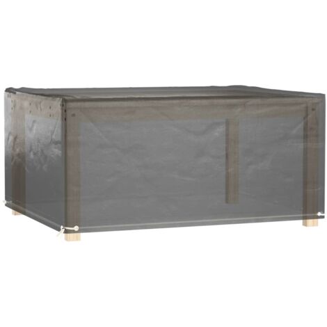 Housses salon de jardin2pcs 8œillets 160x120x75cm rectangulaire vidaXL