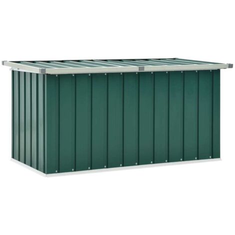 Coffre de rangement de jardin Vert 129x67x65 cm vidaXL