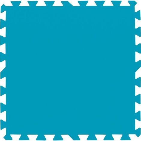 Ac-Deco – Tapis de protection pour piscine hors sol – 9 dalles modulaires 50 x 50 cm – Polyéthylène durable – Surface 2,25 m² – Épaisseur 4 mm