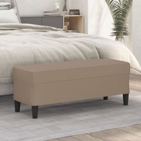 Banc Cappuccino 100x35x41 cm Similicuir vidaXL