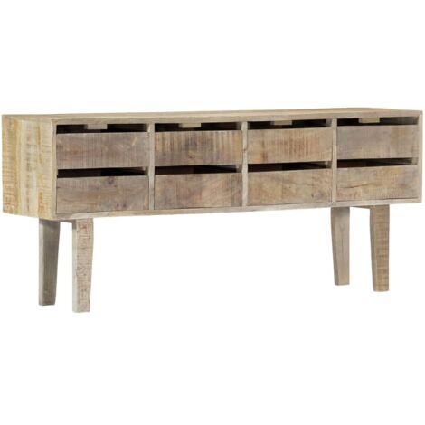 Buffet 140x30x60 cm Bois de manguier massif vidaXL (1/5)