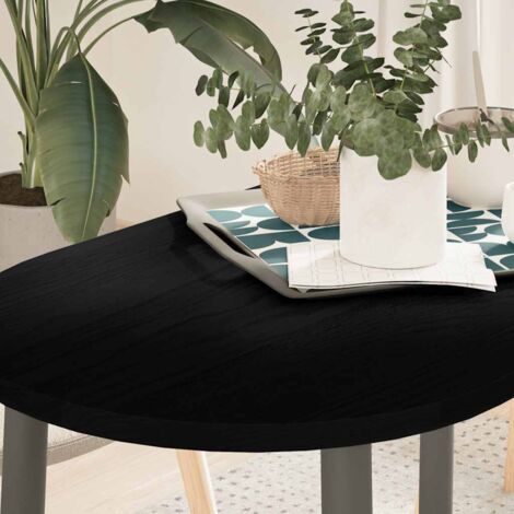 Dessus de table 100x50x2 cm bois de chêne massif ovale vidaXL
