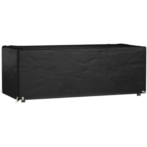 Housse de salon de jardin 8 œillets 192x82x65 cm rectangulaire vidaXL