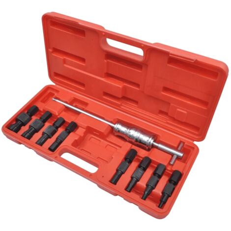 Vidaxl – Ensemble d'outils d'extraction de palier à trou borgne 9 pcs – Mallette de transport – Douilles de serrage 8-32 mm – Pour entretien automobile