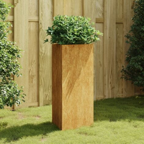 Jardinière 40x34,5x75 cm acier corten vidaXL