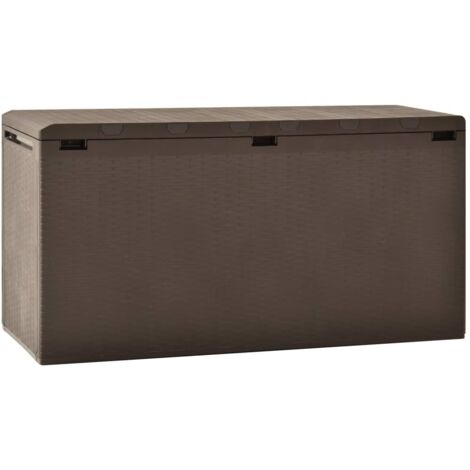 vidaXL Garden Storage Box Brown 114x47x60 cm (1/5)