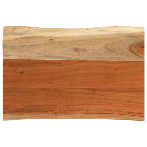 Dessus de table 50x40x3,8 cm rectangulaire bois massif d'acacia vidaXL
